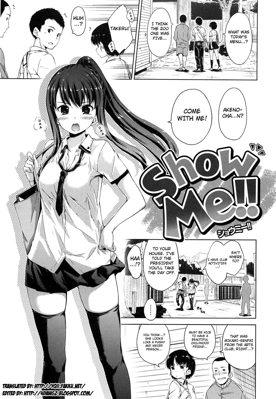 Hentai Manga Comic-Sweets Sweat-Chapter 6-Show Me !!-1